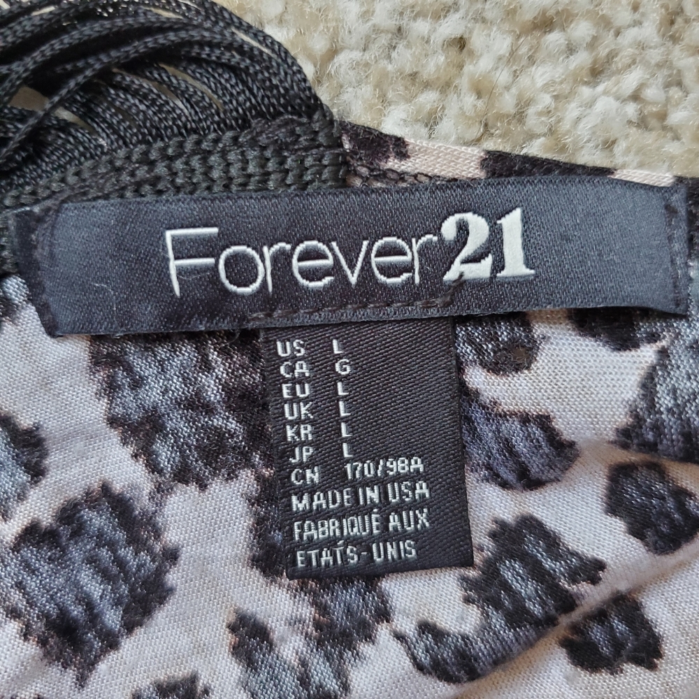 Forever 21 | Leopard Print String-Back Top - image 6